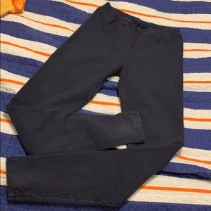 American apparel navy extra thick leggings